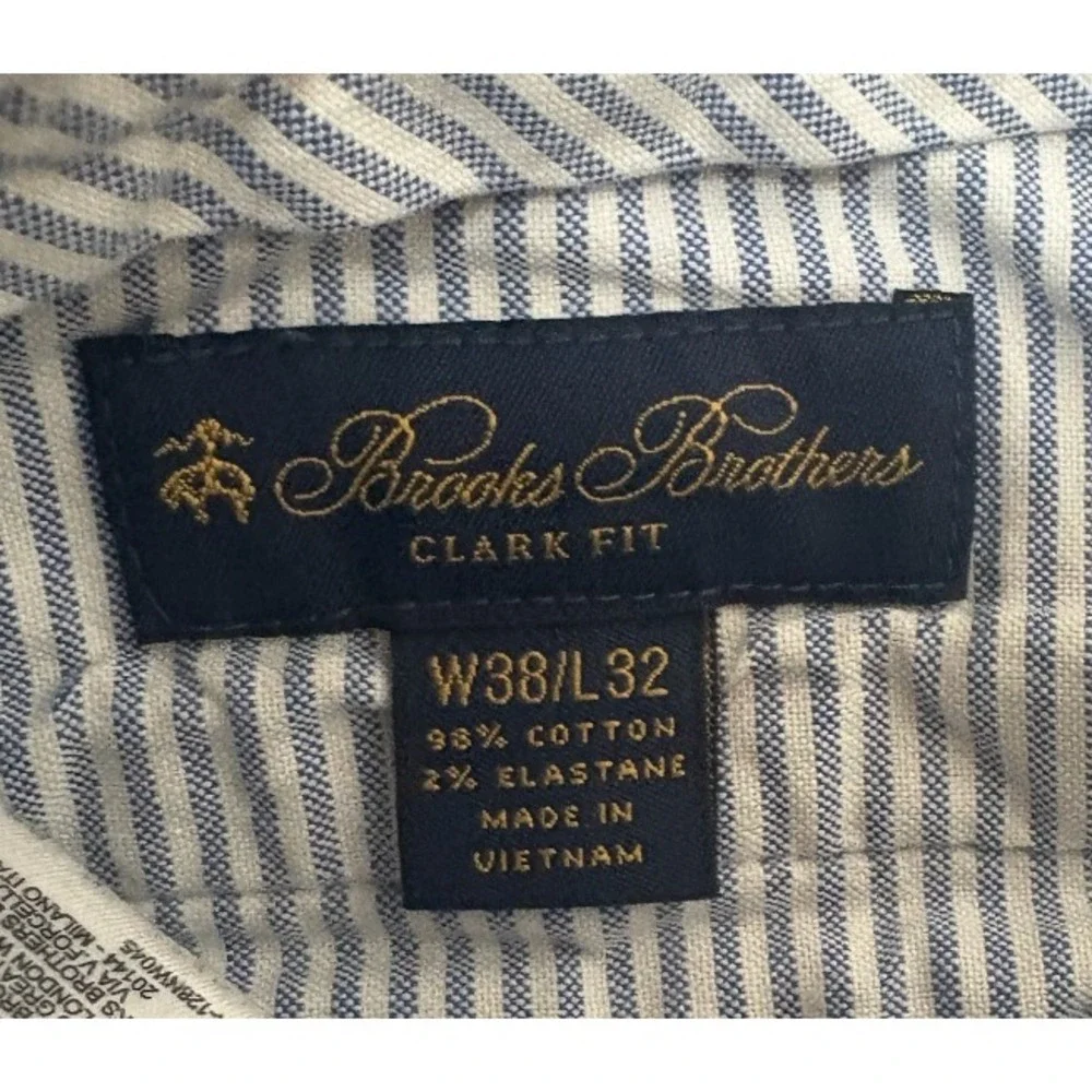 Brooks Brothers Horse Pattern Embroidered Corduroy Pants | Clark Fit | 38 X 32